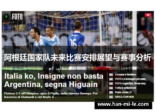 阿根廷国家队未来比赛安排展望与赛事分析